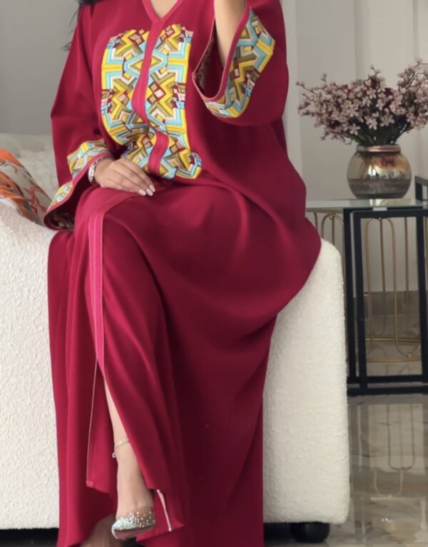 Fully hand work embroidered modern dress